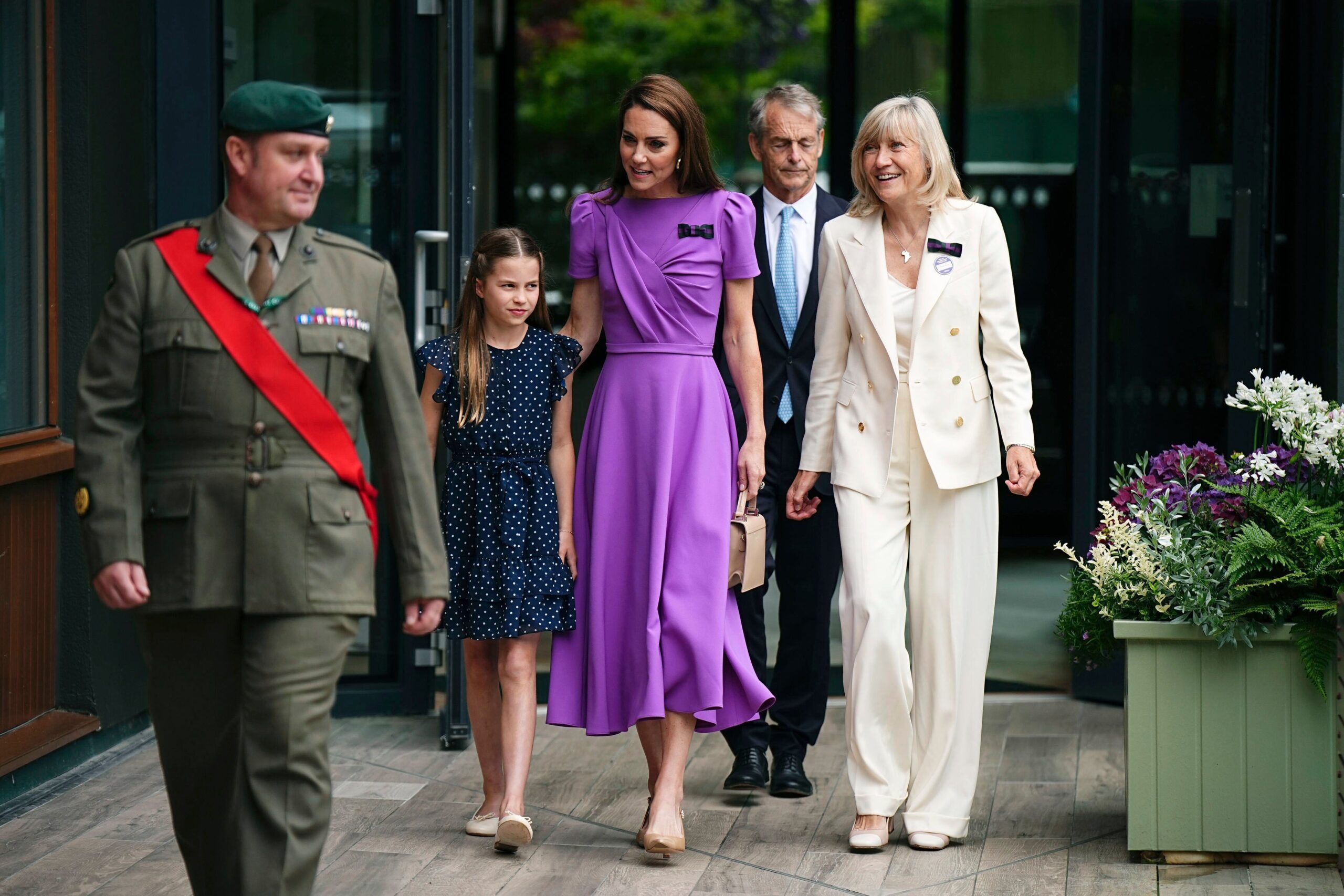 Kate Middleton attends Wimbledon Men’s Final in rare public appearance