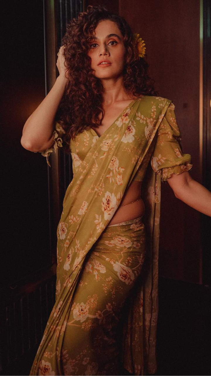 10 dazzling sarees from Tapsee Pannu’s collection