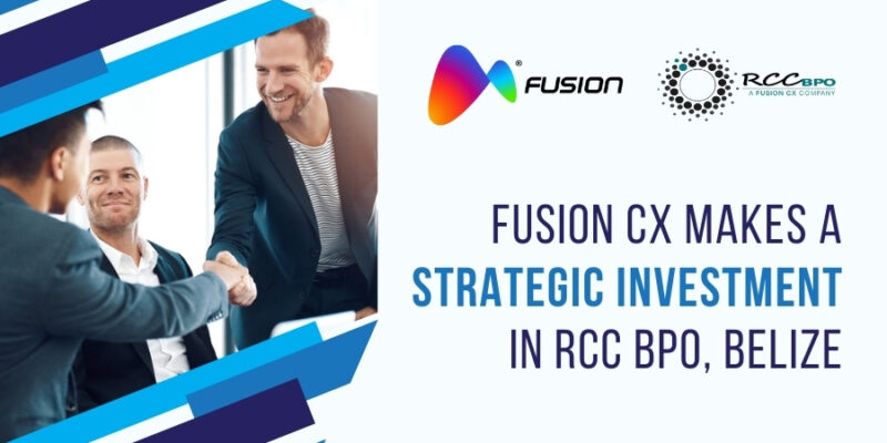 Fusion CX Announces Strategic Investment in RCC BPO, Belize – India Technology News