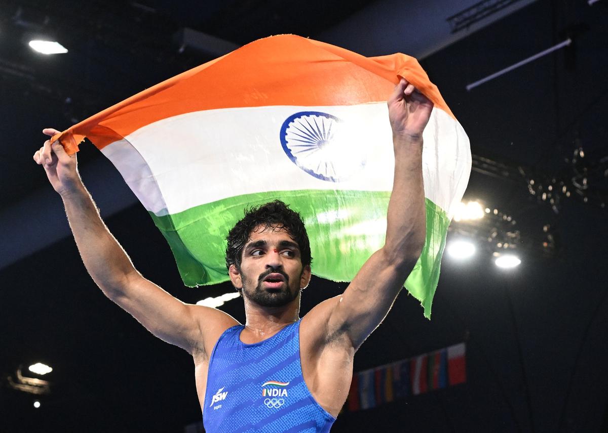 Paris Olympics: Aman Sehrawat wins bronze for India in 57kg wrestling – The Hindu